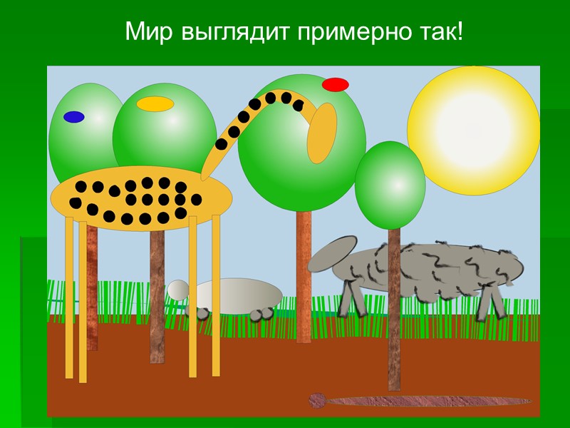 Мир выглядит примерно так! Мир выглядит примерно так!